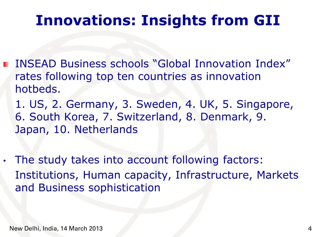 innovations insights from gii