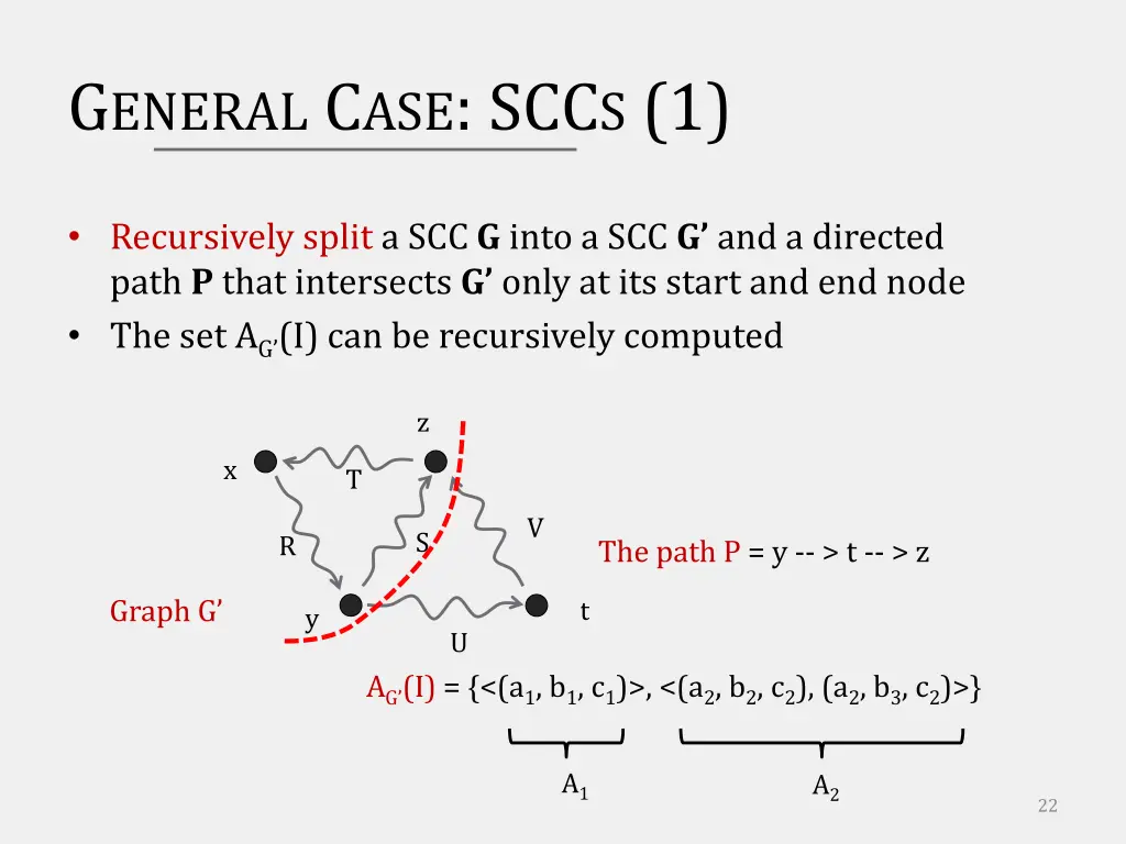 g eneral c ase scc s 1