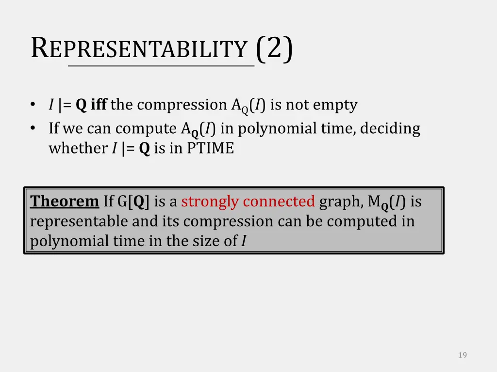 r epresentability 2