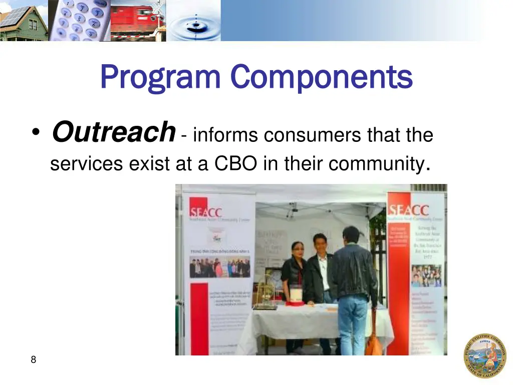 program components program components