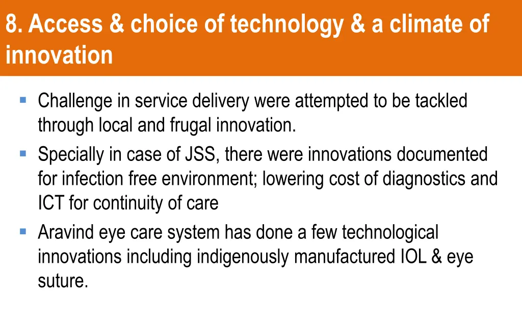 8 access choice of technology a climate