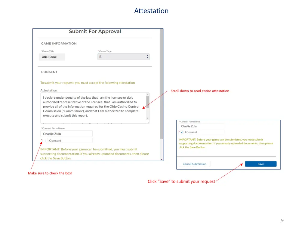 attestation