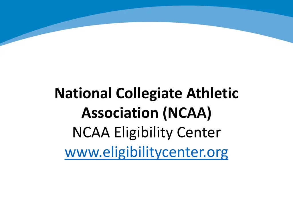 national collegiate athletic association ncaa