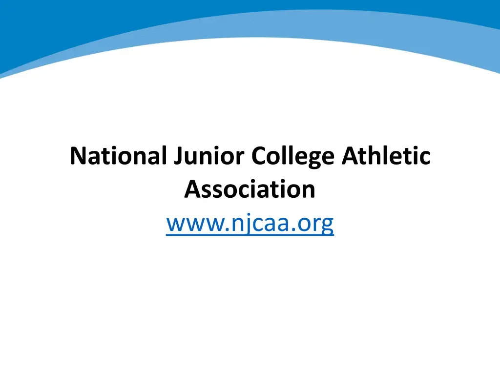 national junior college athletic association