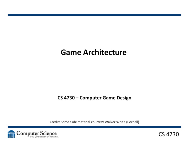 game architecture