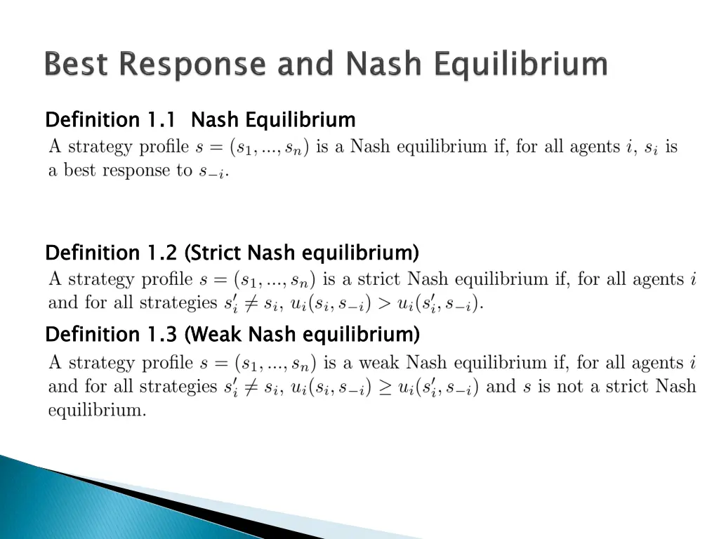 definition 1 1 nash equilibrium