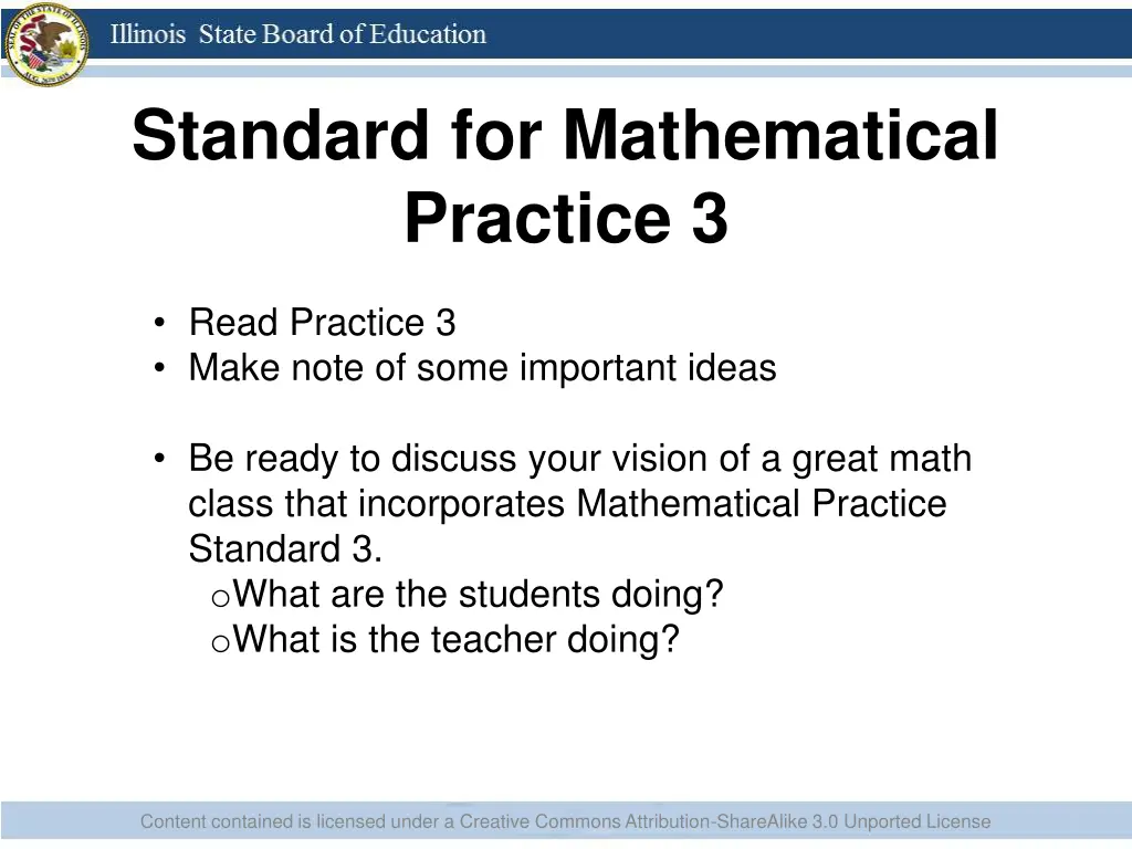 standard for mathematical practice 3