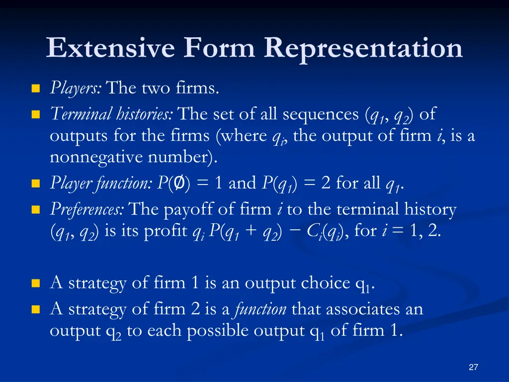 extensive form representation 2