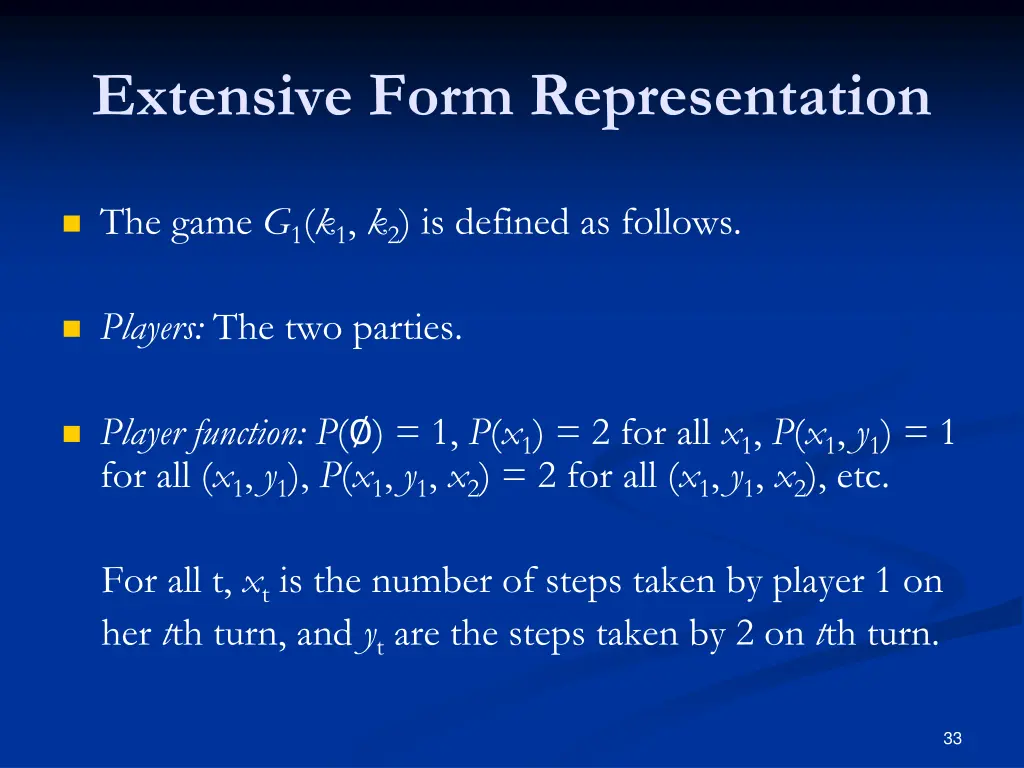 extensive form representation 3