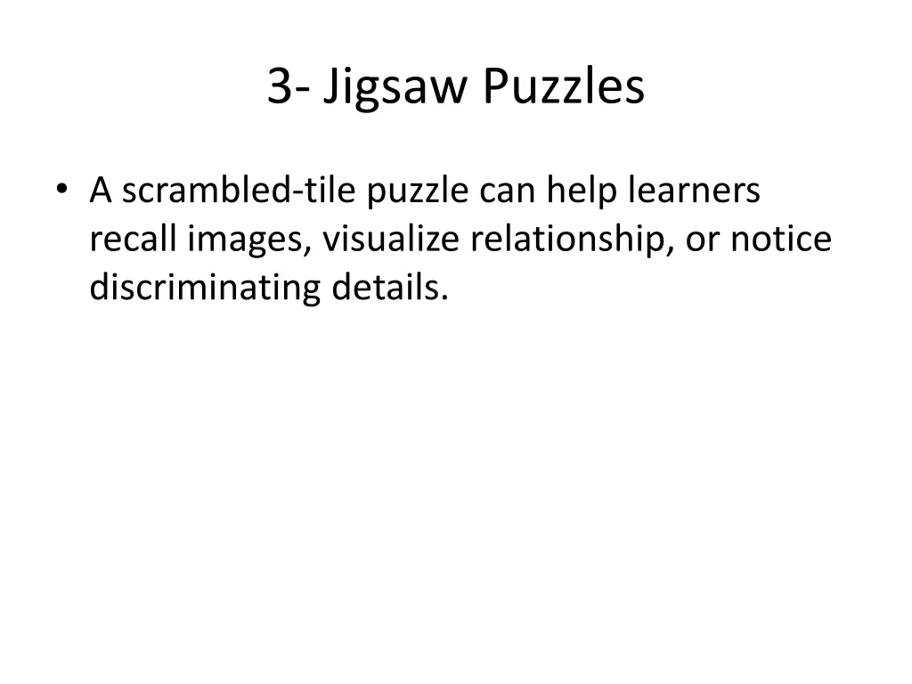 3 jigsaw puzzles