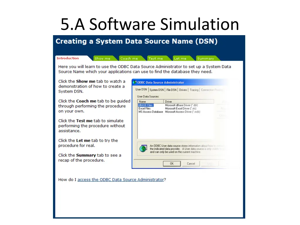 5 a software simulation