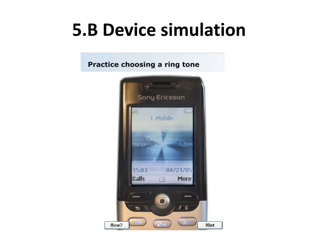 5 b device simulation