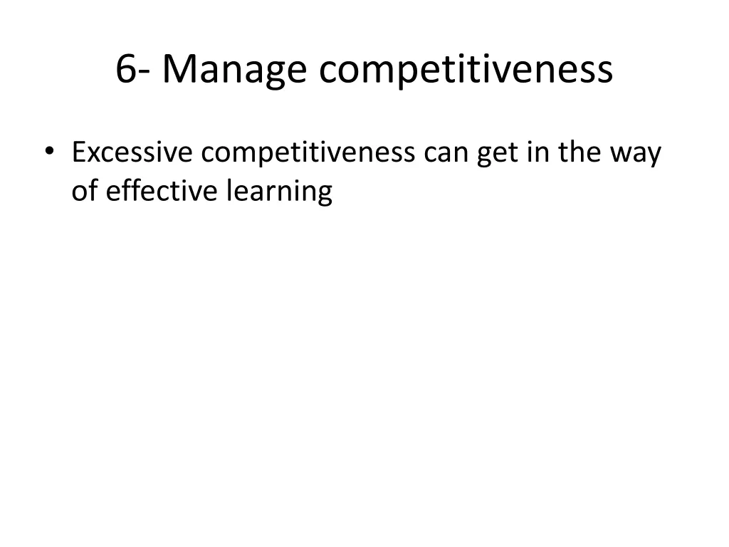 6 manage competitiveness