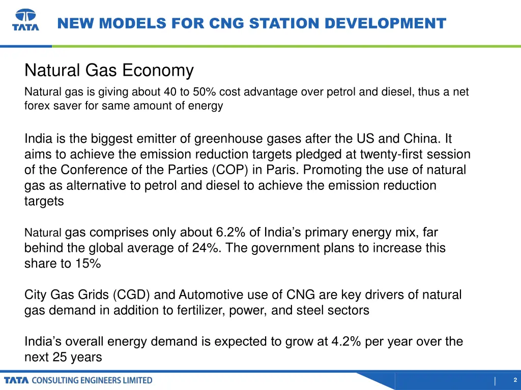 new models for cng station development