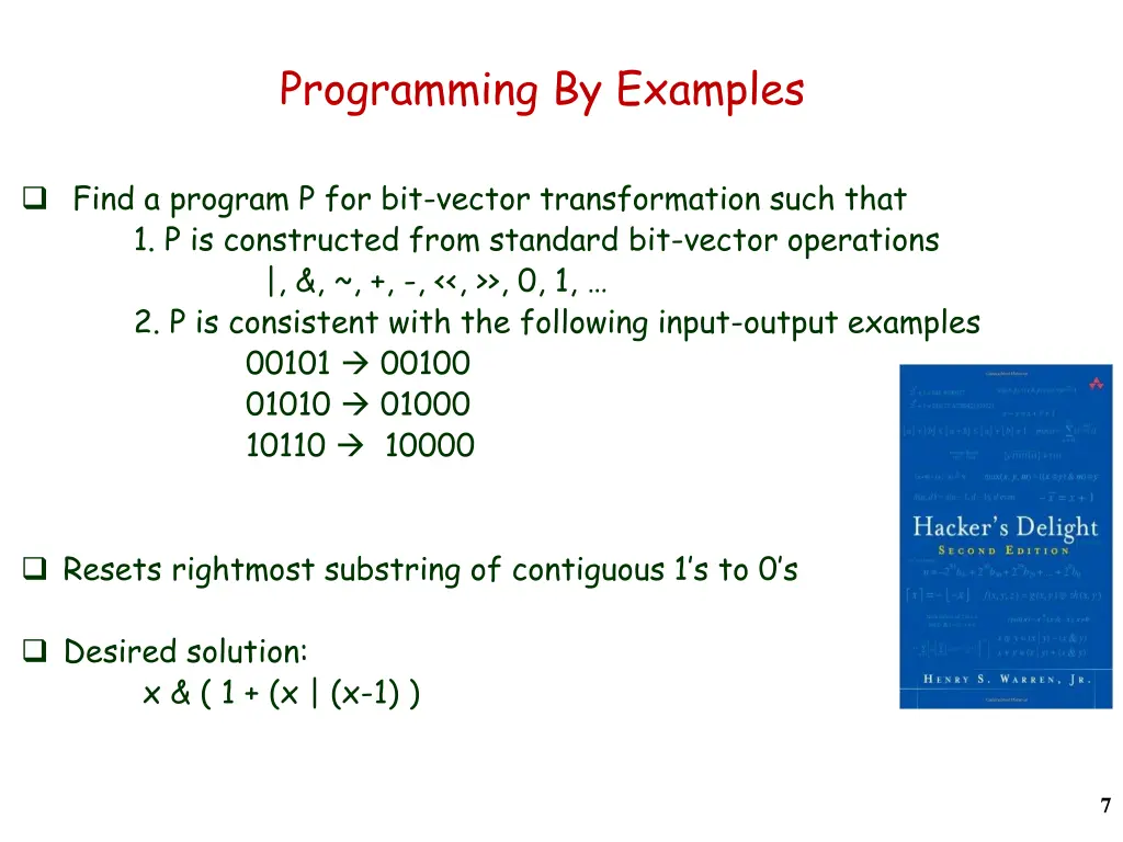 programming by examples