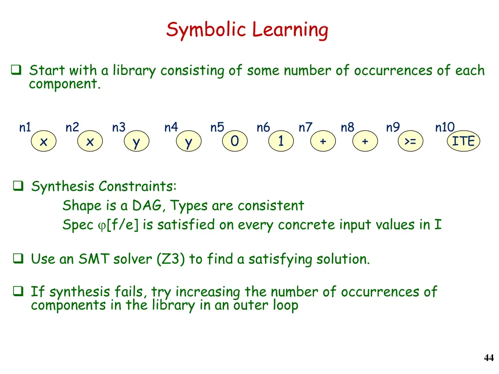 symbolic learning 1