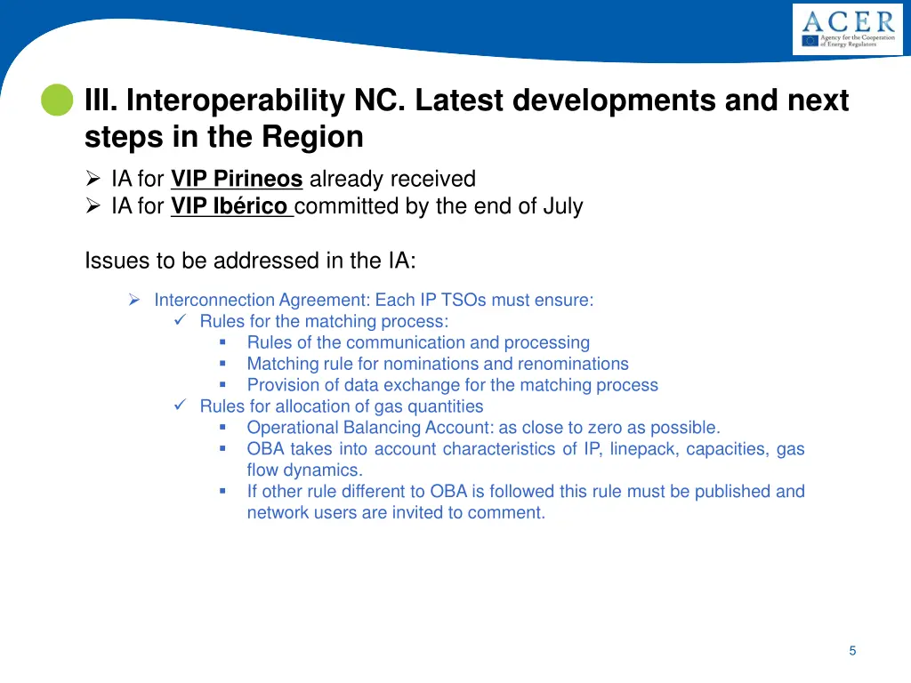 iii interoperability nc latest developments 2