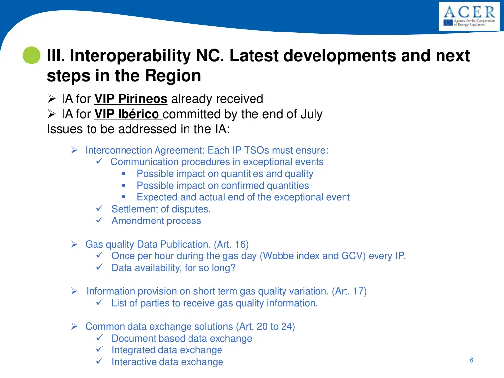 iii interoperability nc latest developments 3