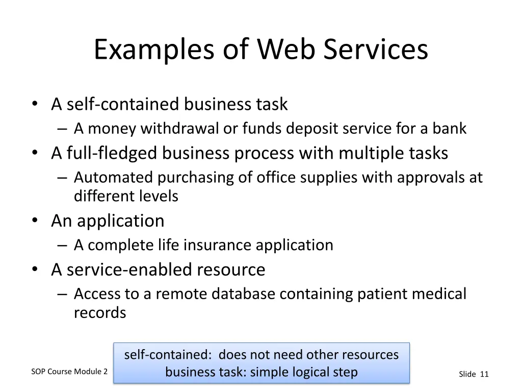 examples of web services