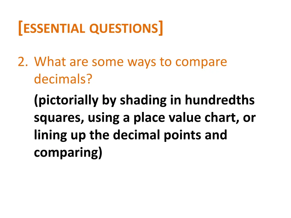 essential questions 2