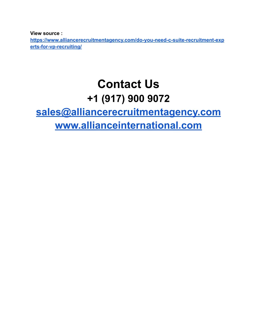 view source https www alliancerecruitmentagency