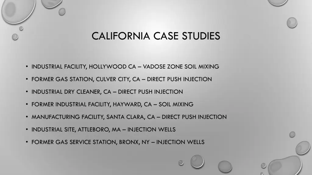 california case studies