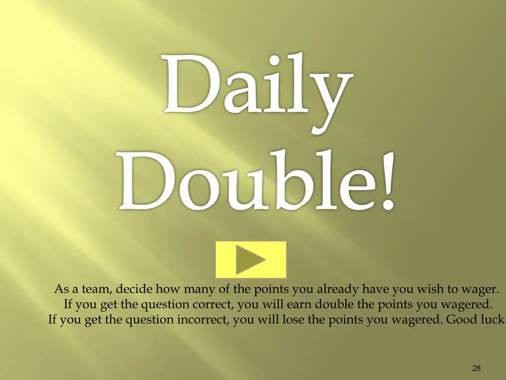 daily double