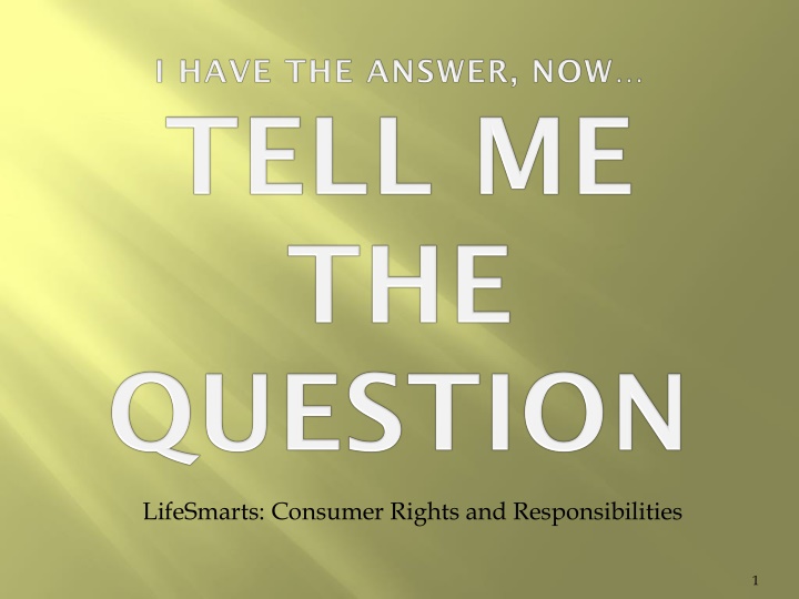 lifesmarts consumer rights and responsibilities