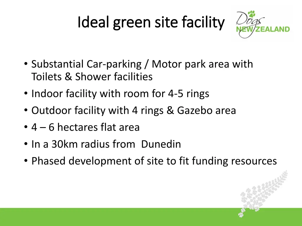 ideal green site facility ideal green site