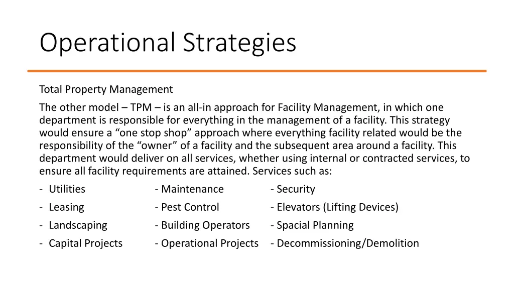 operational strategies 2