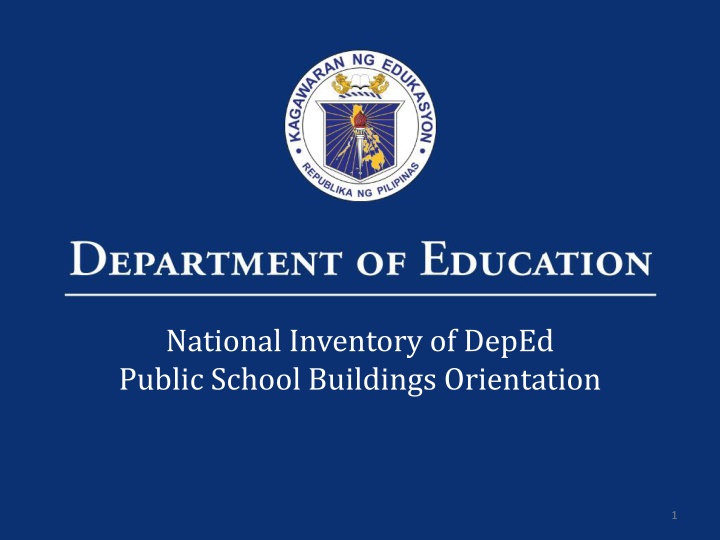 national inventory of deped public school