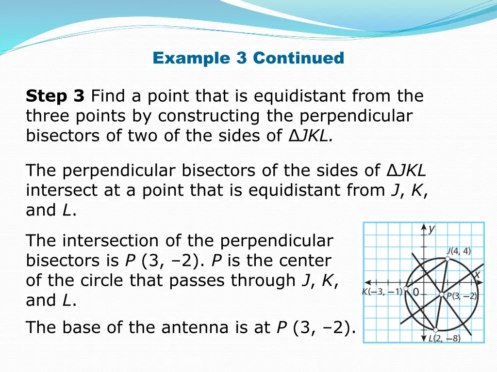 example 3 continued