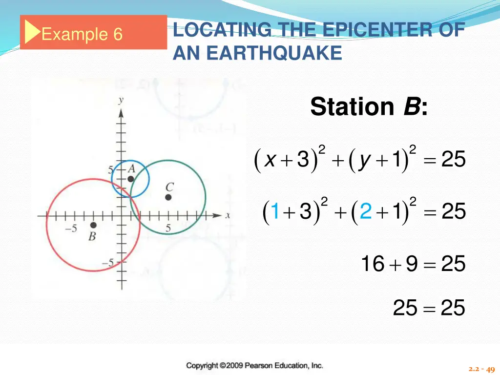 locating the epicenter of an earthquake 1