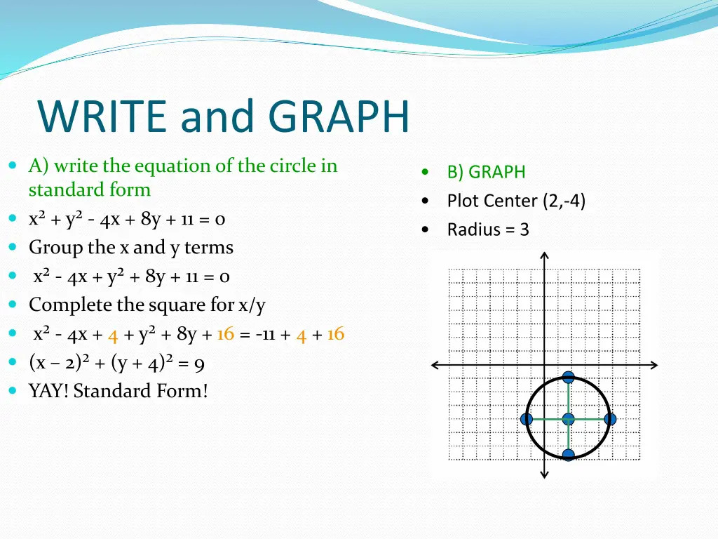 write and graph