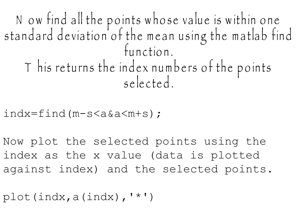 n ow find all the points whose value is within