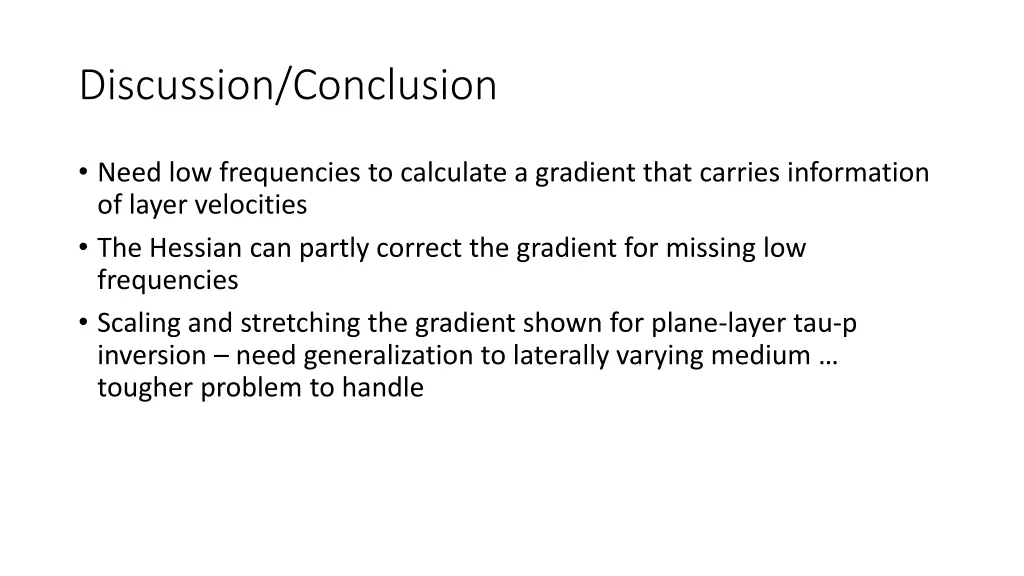 discussion conclusion