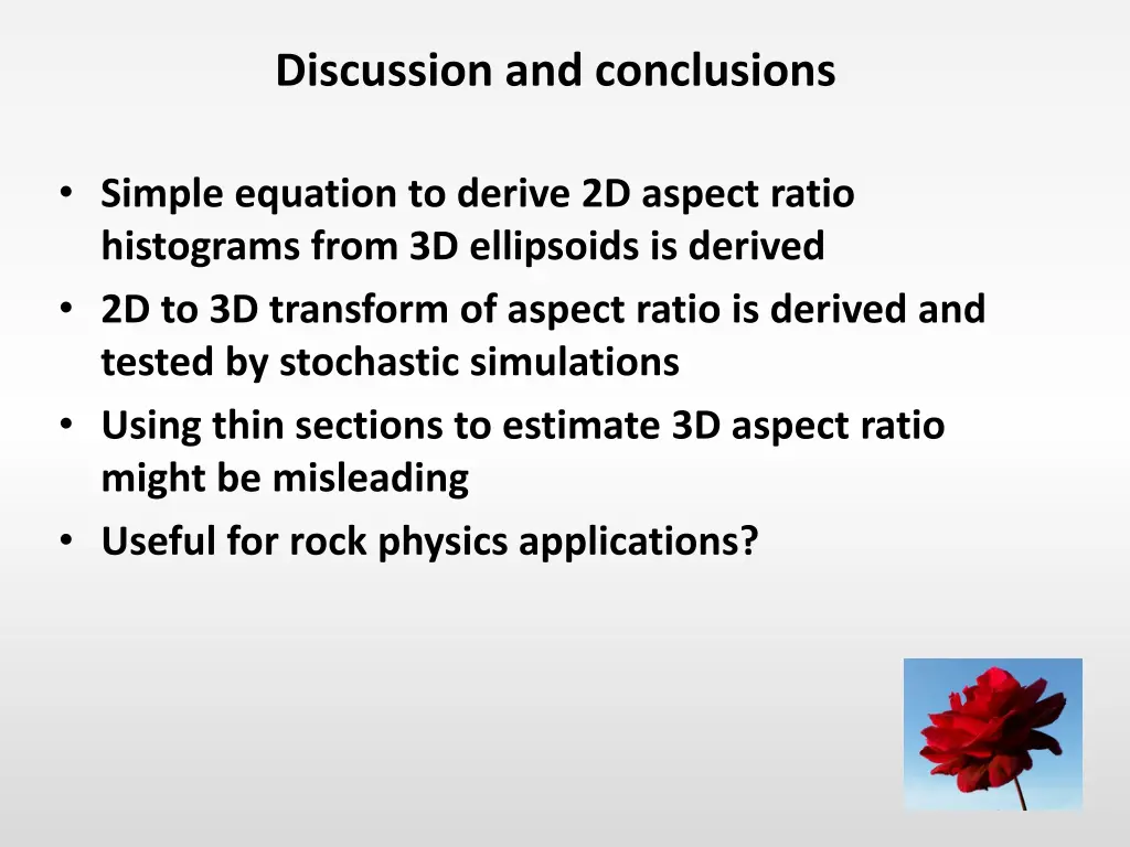 discussion and conclusions