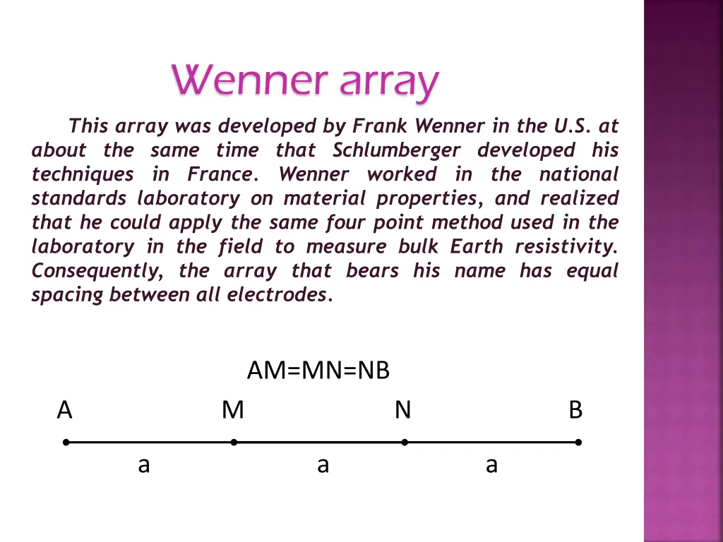 wenner array