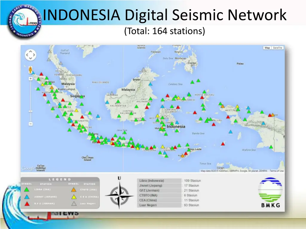 indonesia digital seismic network total