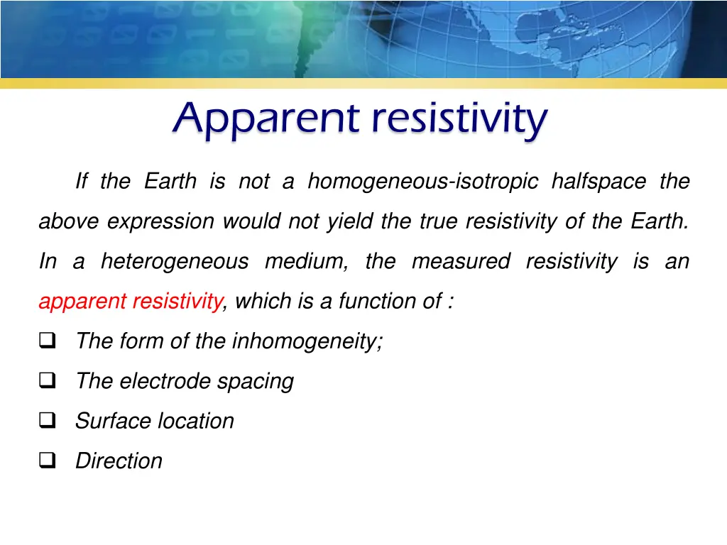 apparent resistivity