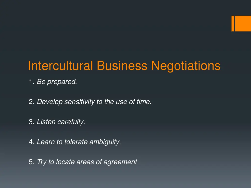 intercultural business negotiations