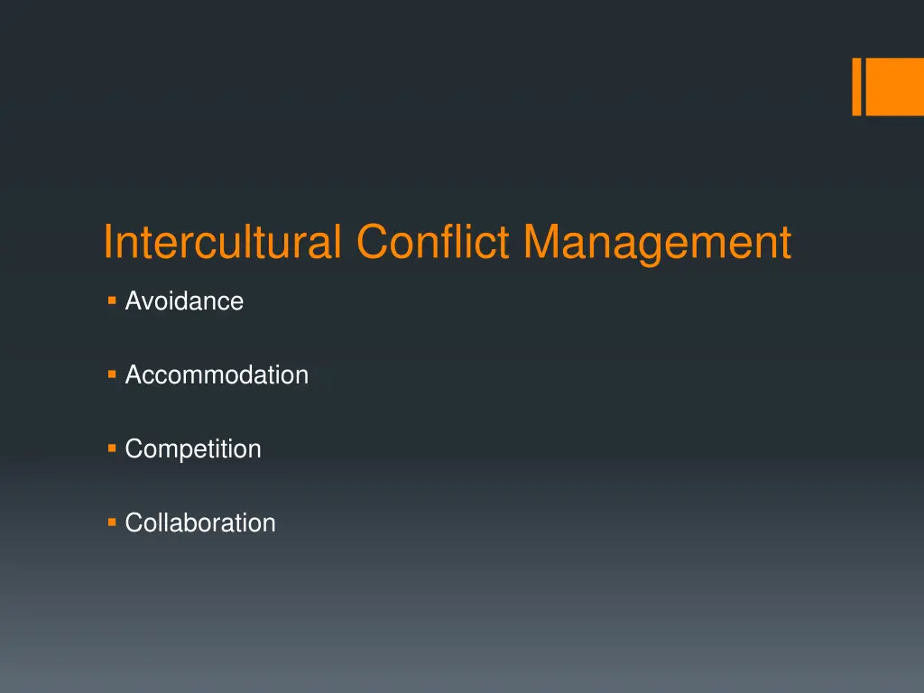 intercultural conflict management