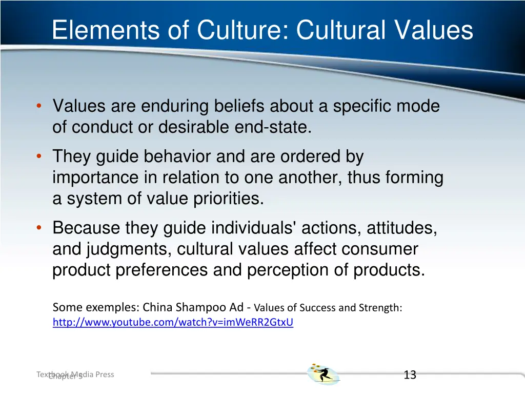 elements of culture cultural values