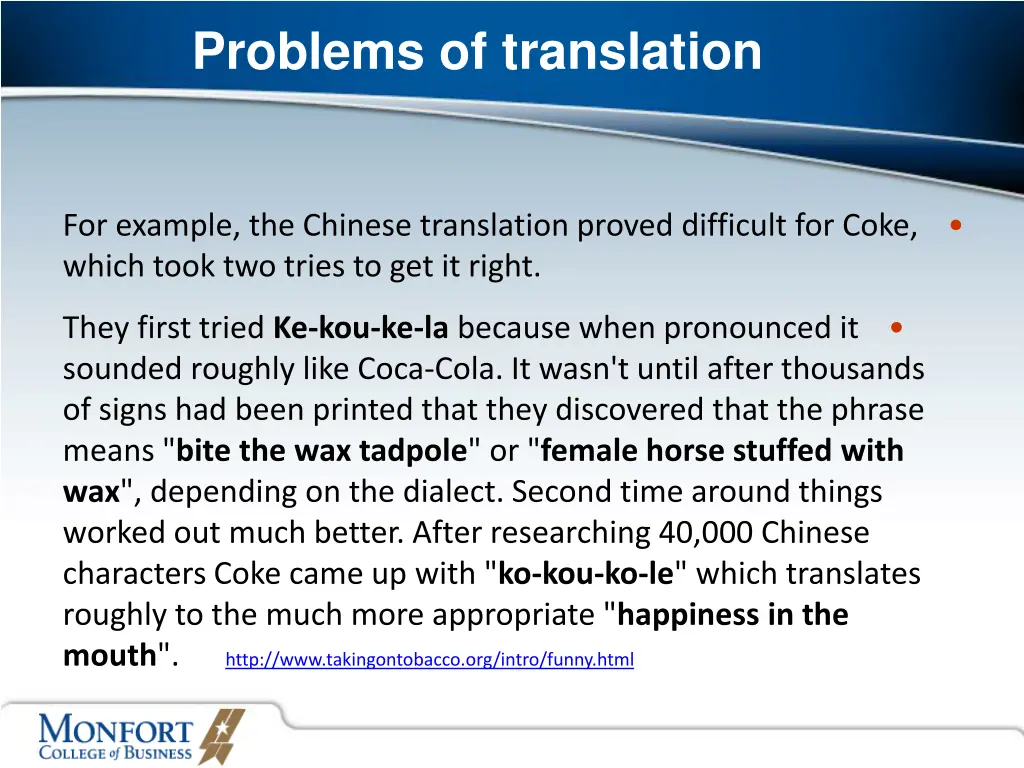 problems of translation