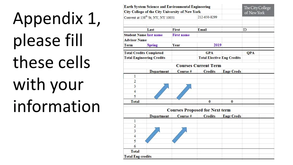 appendix 1 please fill these cells with your 1