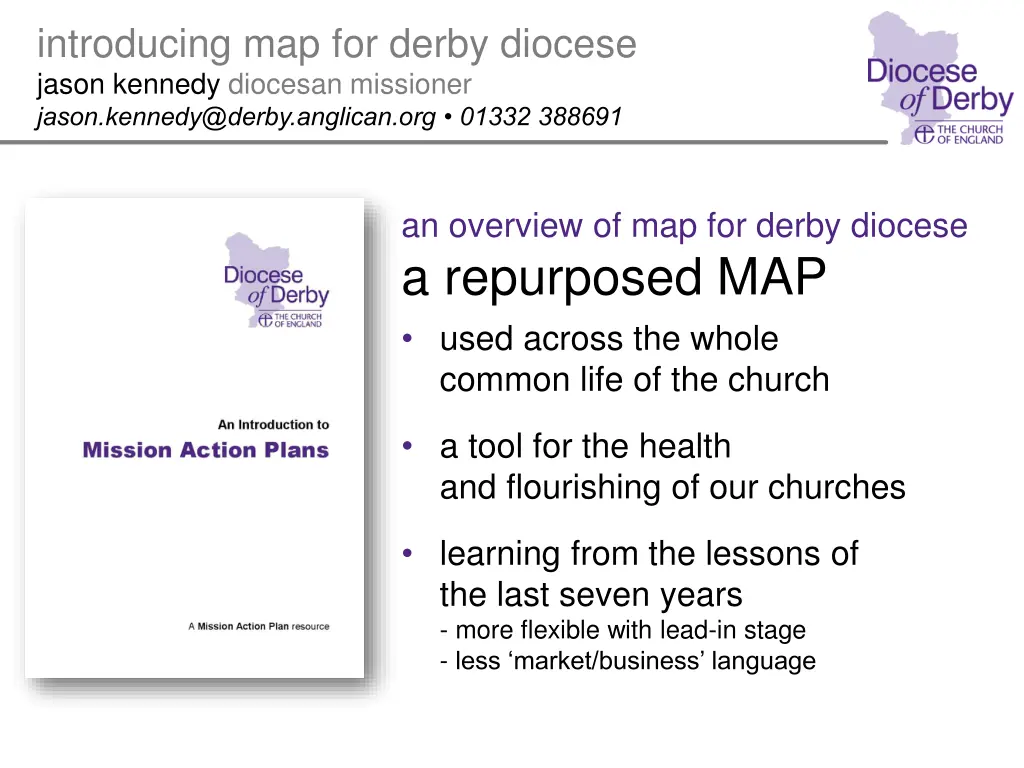 introducing map for derby diocese jason kennedy 1