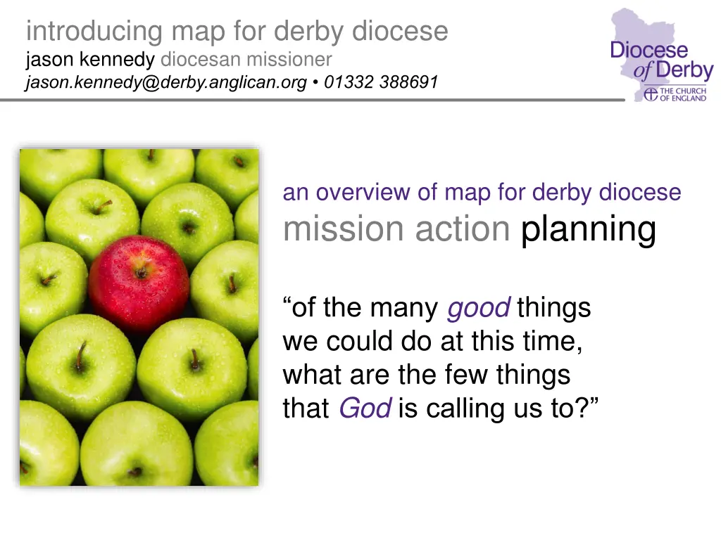 introducing map for derby diocese jason kennedy