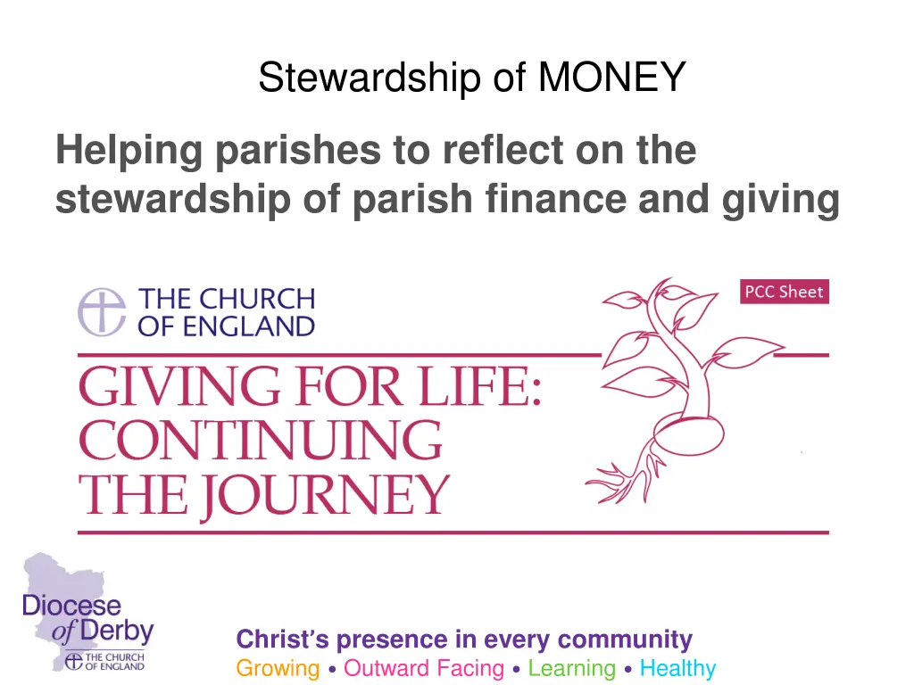 stewardship of money