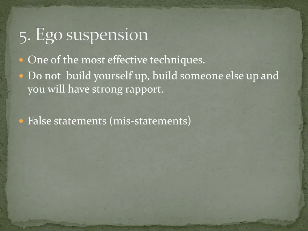 5 ego suspension