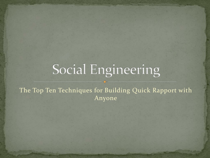 social engineering